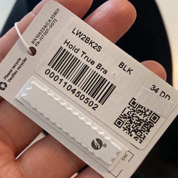 34DD Lululemon Hold True Bra Black - Picture 6 of 10